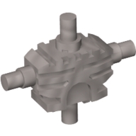 Lego tělo Bionicle, světle šedá lesklá (4288836, 4494495)